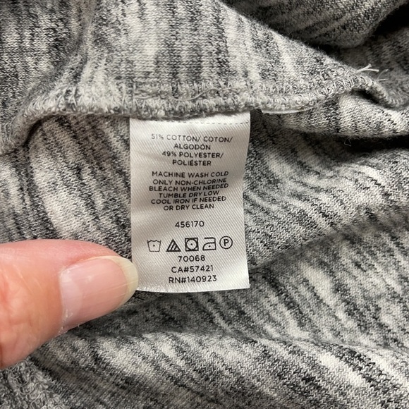 Lou & Grey Heathered Gray Super Soft Terry Dress Size XS - Picture 10 of 10